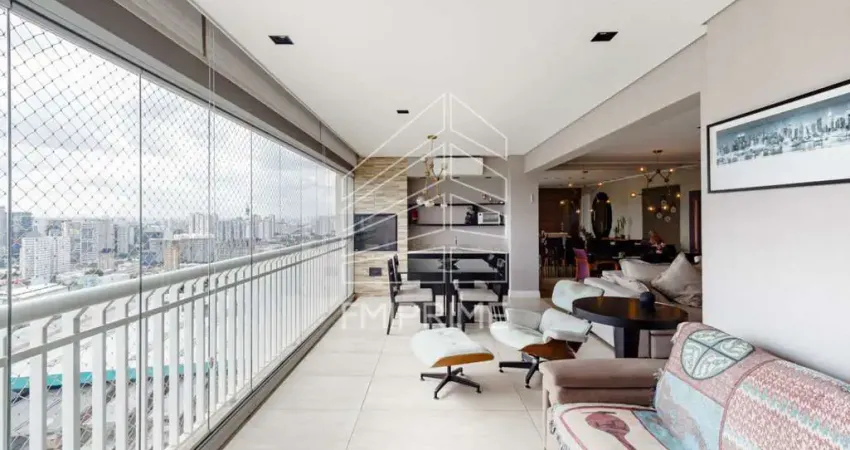 Apartamento de 162m² com 3 suítes, 3 vagas, no condomínio clube liv barra funda