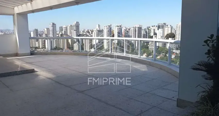 Perdizes vista panorâmica cobertura duplex com amplo jardim