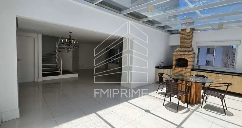 Cobertura disponivel para venda e locação, com 3 quartos sendo 2 suítes, 3 vagas em perdizes