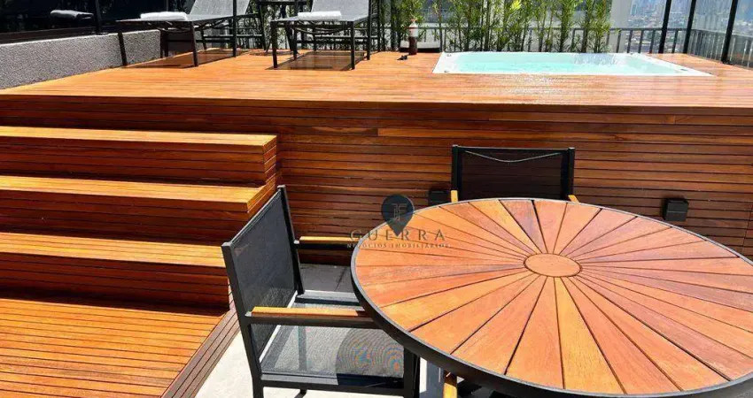 Penthouse com 1 dormitório à venda, 123 m² por r$ 1.900.000 - brás - são paulo/sp