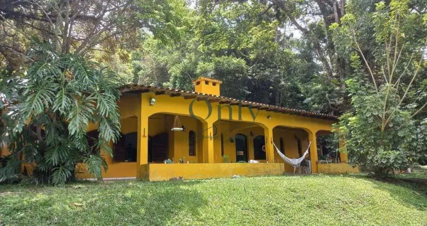 Chácara com 4 dormitórios à venda, 5000 m² por r$ 1.250.000 - jardim caiapiá - cotia/sp