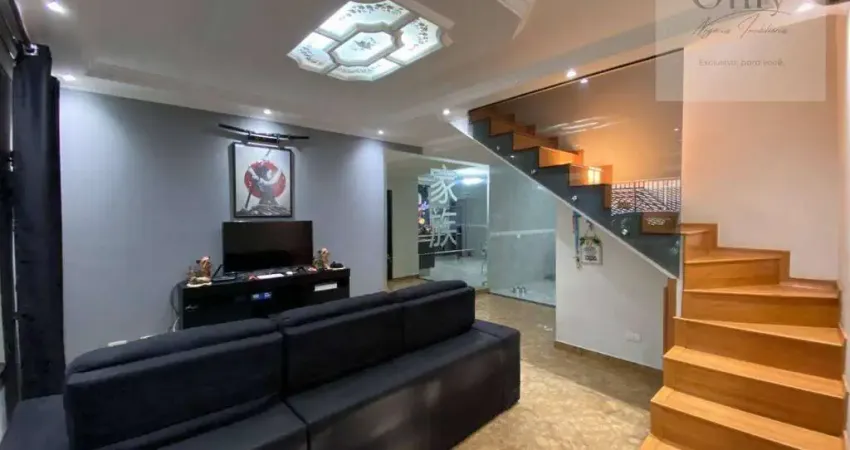 Sobrado com 3 dormitórios à venda, 174 m² por r$ 708.000,00 - parque nações unidas - são paulo/sp