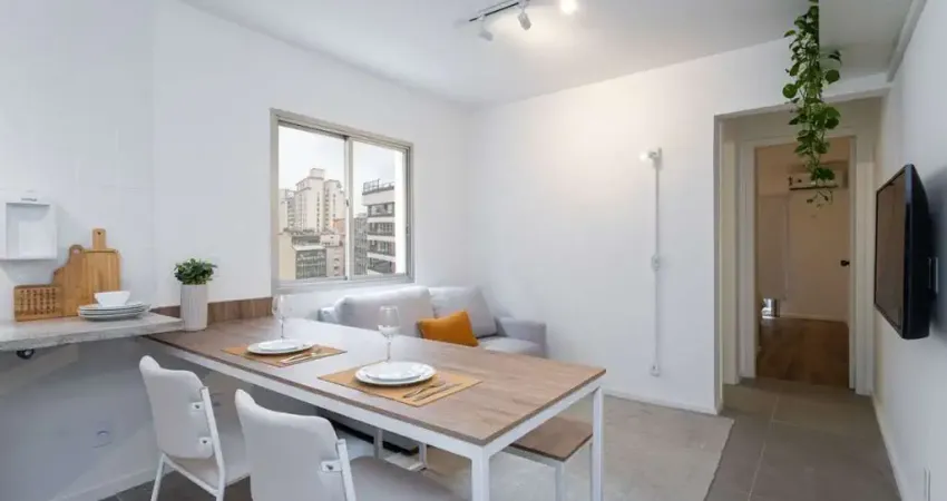 Apartamento tipo para venda em consolação com 1 quarto, 32m²