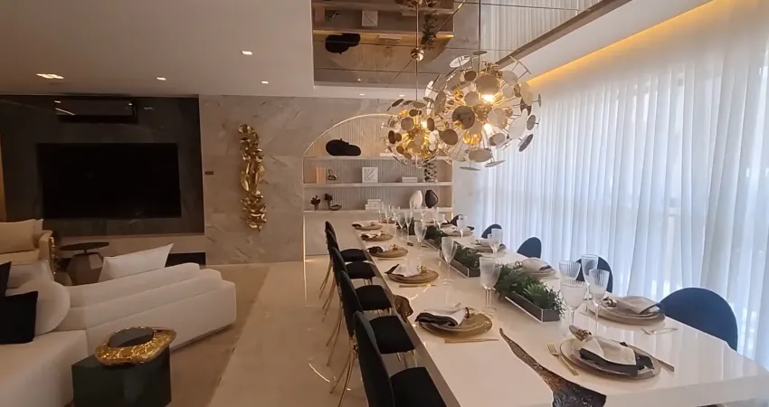 Residencial alto padrão de 162 m² , 4 dorms e 2 vagas com hall privativo. opções de 3 ou 4 suítes. lazer fora do comum.