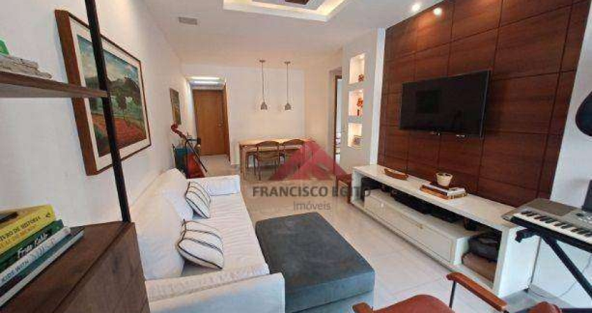 Apartamento com 2 quartos à venda, 89m por R$ 850.000 - Icaraí - Niterói/RJ
