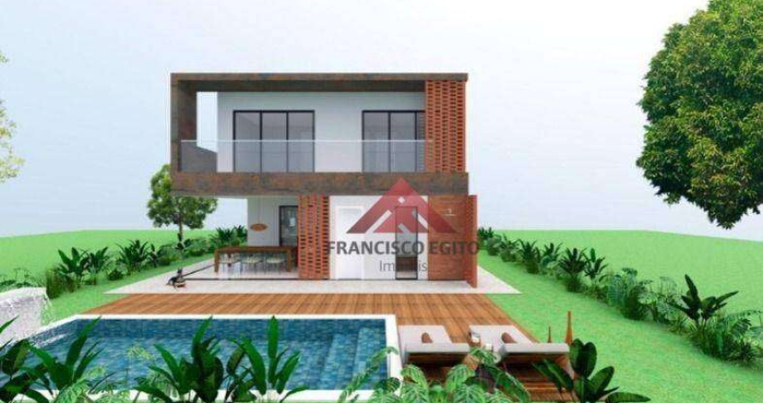 Casa com 4 quartos à venda, 208 m² por R$ 1.200.000 - Ubatiba - Maricá/RJ