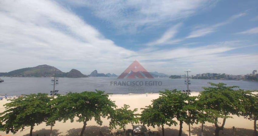 Apartamento Frente Praia de Icarai com varanda 4 quartos suite 2 vagas de garagem à venda, 240 m² por R$ 2.590.900 - Icaraí - Niterói/RJ