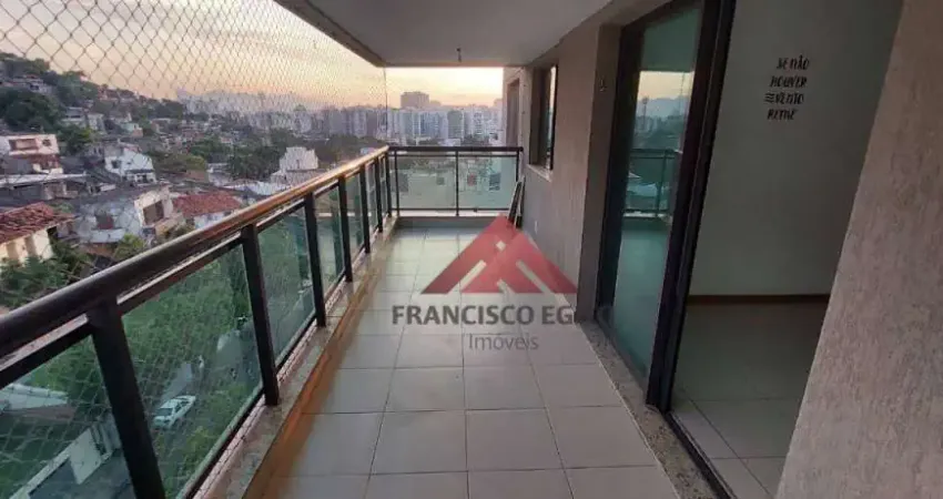 Apartamento com 3 quartos, varanda, vaga no Vital Brasil, à venda, 112 m² por R$ 530.000 - Vital Brazil - Niterói/RJ