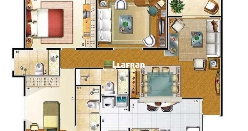 Apartamento com 3 quartos à venda na Rua José de Oliveira Coelho, 200, Vila Andrade, São Paulo