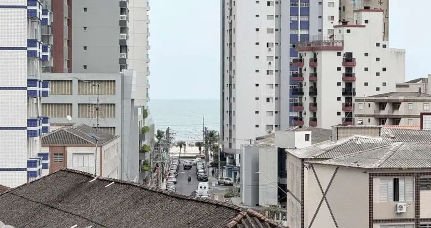 Apartamento 2 dormitorios a venda, vista mar, sacada gourmet apenas r$460.000,00