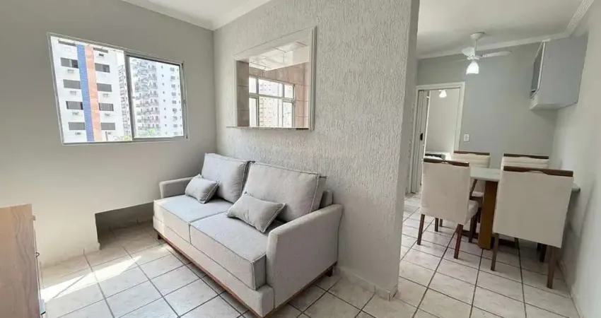 Apartamento na vila tupi – 280m da praia, vista livre e mobiliado por r$ 250 mil