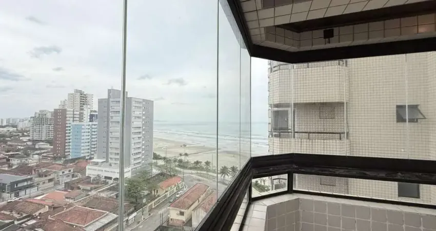 Apartamento a venda, vista mar 50m da praia 1 dormitorio 63m2, apenas r$ 330mil