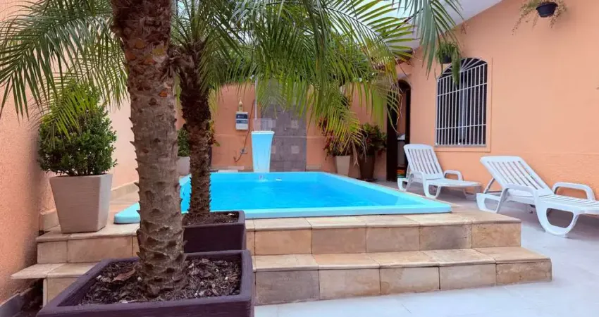 A casa perfeita - vila caiçara! isolada, piscina, espaço gourmet e 3 dormitórios