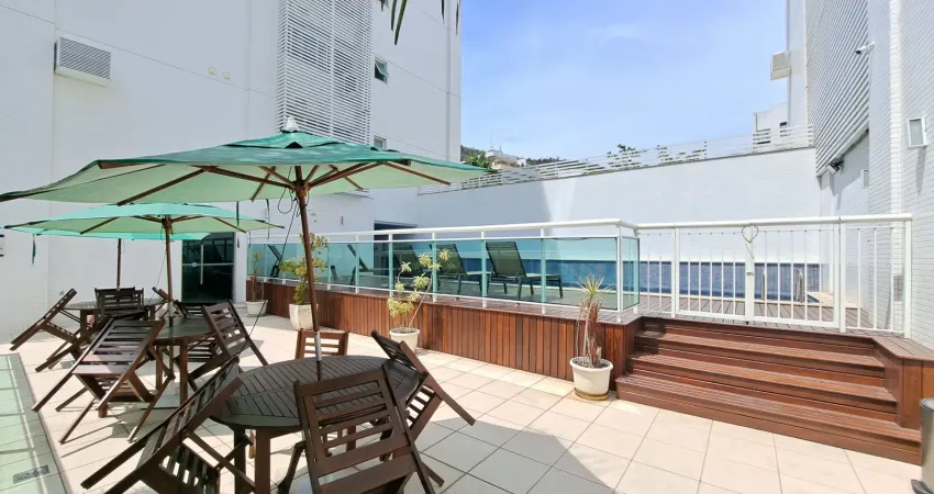 Praia de charitas - apartamento, 2 quartos, varanda e lazer completo