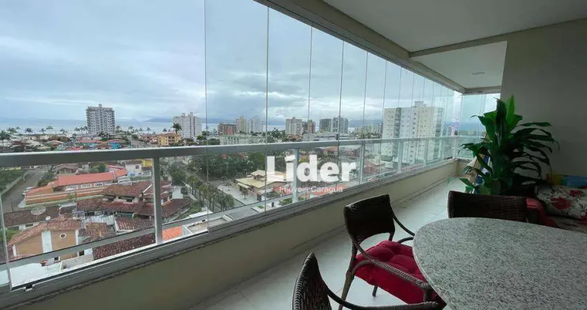 Apartamento com 3 dormitórios à venda, 100 m² por r$ 1.200.000,00 - indaiá - caraguatatuba/sp