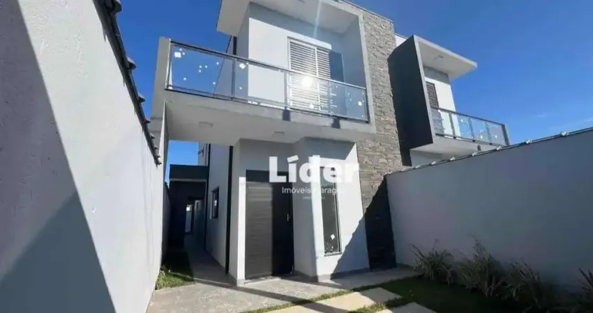 Sobrado com 2 dormitórios à venda, 110 m² por r$ 520.000,00 - balneário dos golfinhos - caraguatatuba/sp