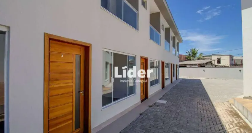 Sobrado com 2 dormitórios à venda, 72 m² por r$ 510.000,00 - massaguaçu - caraguatatuba/sp