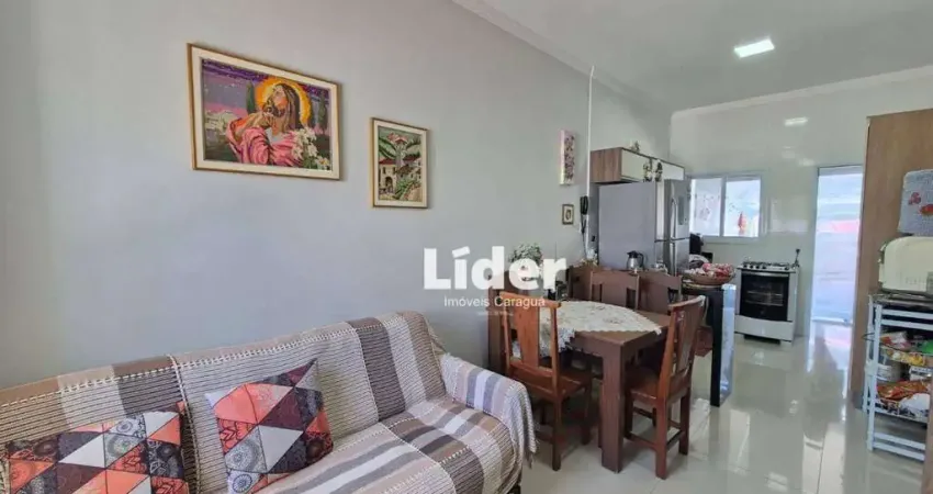 Casa com 2 dormitórios à venda, 48 m² por r$ 320.000,00 - jardim das gaivotas - caraguatatuba/sp