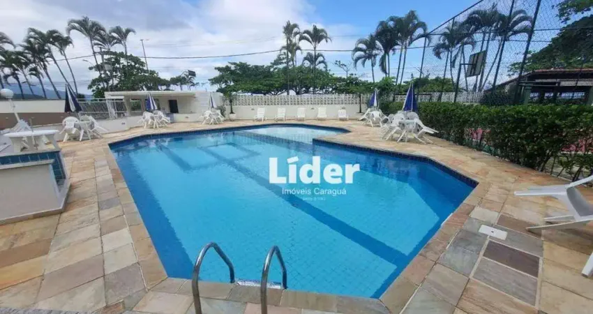 Cobertura com 3 dormitórios à venda, 120 m² por r$ 848.000,00 - massaguaçu - caraguatatuba/sp