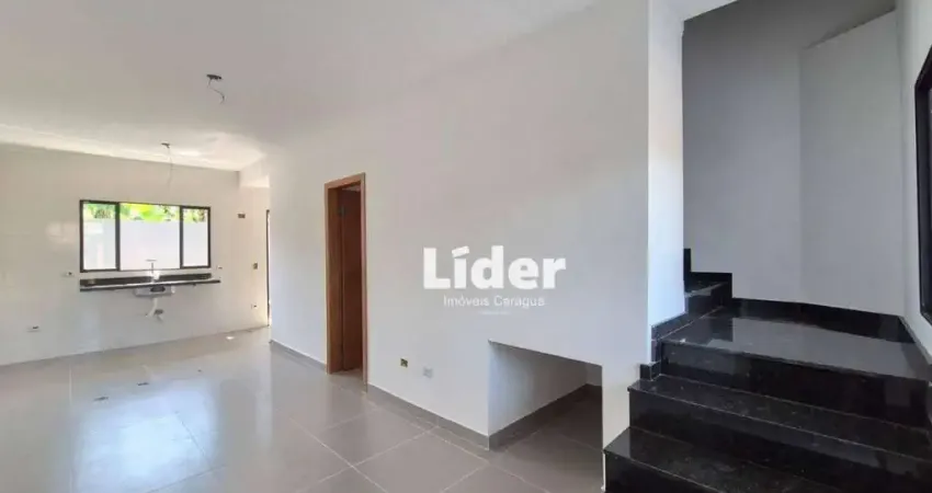 Sobrado com 2 dormitórios à venda, 76 m² por r$ 450.000,00 - massaguaçu - caraguatatuba/sp