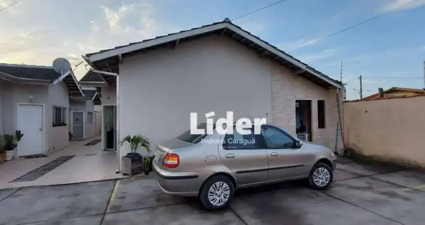 Casa com 2 dormitórios à venda, 50 m² por r$ 300.000,00 - balneário dos golfinhos - caraguatatuba/sp