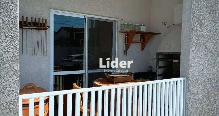 Apartamento com 2 dormitórios à venda, 70 m² por r$ 388.000,00 - jardim tarumãs - caraguatatuba/sp