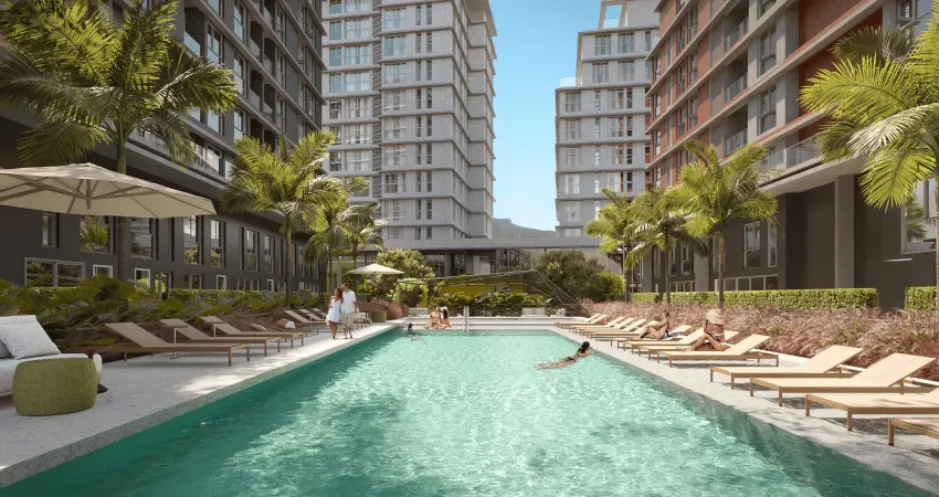 Condomínio clube pátio das artes. 2 quartos. 1 suíte. garagem privativa. planta diferenciada. excelente posição solar. vista livre. localizado no passeio pedra branca.