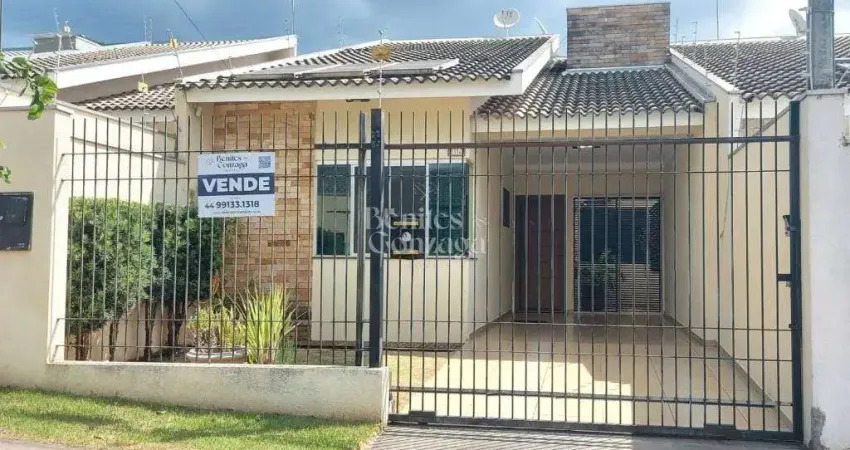 Casa à venda em maringá, loteamento sumaré, com 3 quartos, com 100 m²