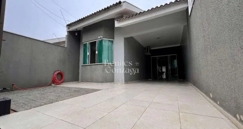 Casa à venda em maringá, jardim paris, com 3 quartos, com 118 m²