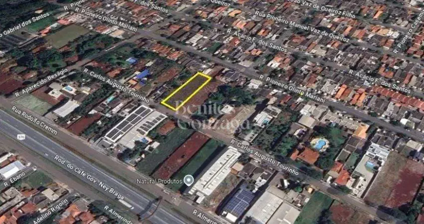 Terreno à venda na Rua Carlos Augusto Tourinho, 898, Recanto Kakogawa, Maringá