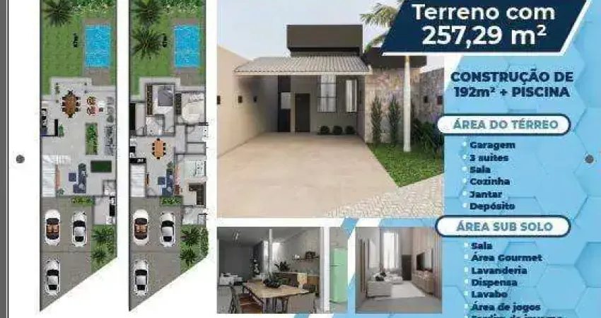 Lindo sobrado no jardim arezzo – 3 suítes, piscina, área gourmet e acabamento sofisticado