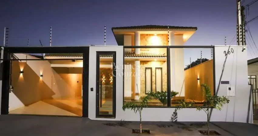 Casa à venda em floresta, jd. panorama, com 3 quartos, com 155 m²