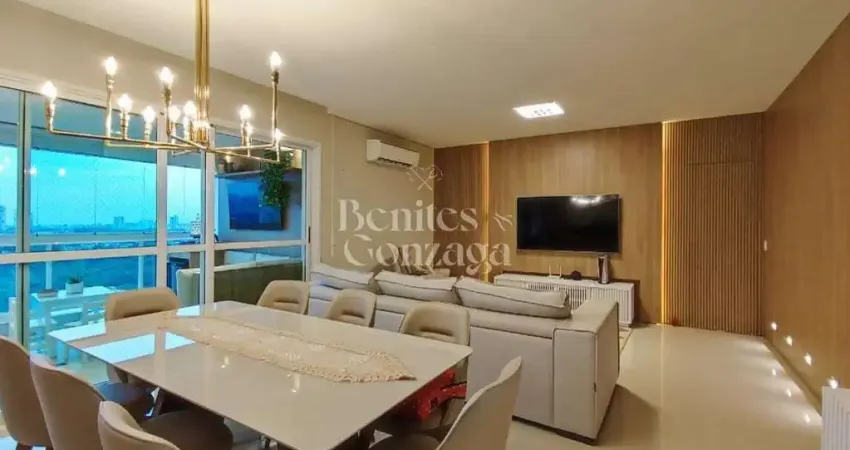 Apartamento à venda em maringá, zona 03, com 3 suítes, com 163 m², vista real
