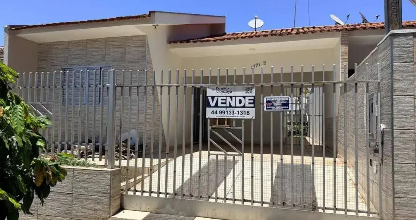 Casa à venda em maringá, jardim oasis, com 3 quartos,2 banheiros e vagas paralelas