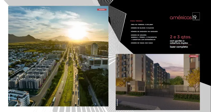 Apresentamos o américas 19, um empreendimento localizado no recreio dos bandeirantes, rio de janeiro.