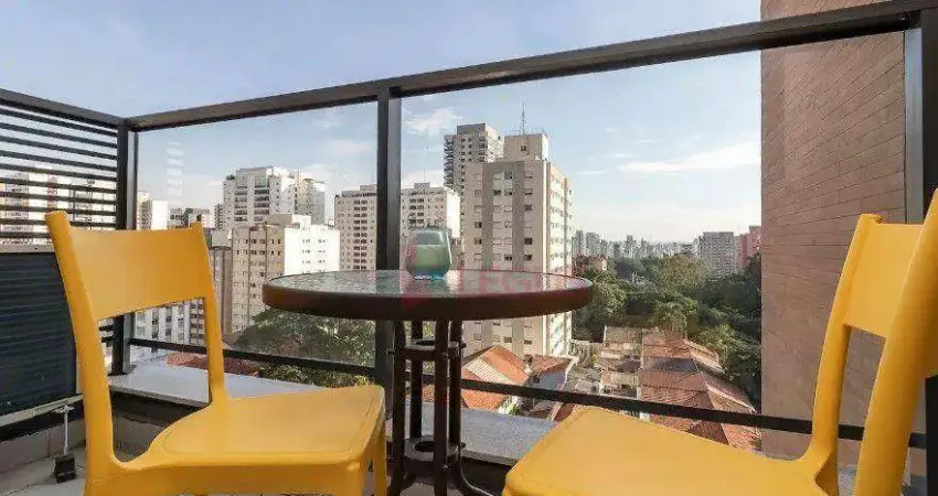 Studio com 1 dormitório à venda, 29 m² por r$ 530.000,00 - pinheiros - são paulo/sp