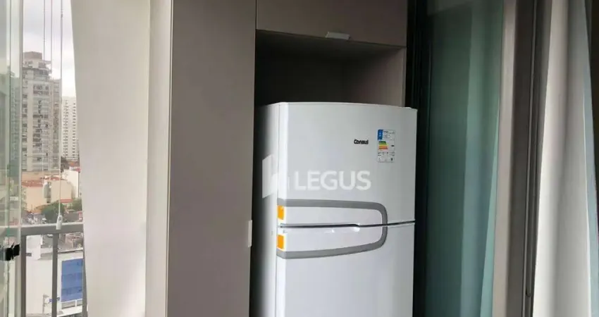 Para alugar: studio em perdizes com sacada e excelente acabamento