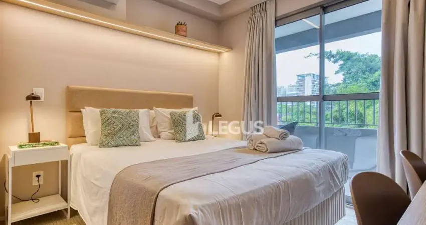 Studio com 1 dormitório para alugar, 23 m² por r$ 3.800/mês - moema - são paulo/sp