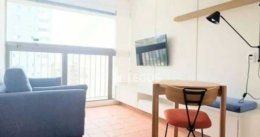 ??? Seu novo lifestyle começa em Pinheiros! Studio mobiliado para locação – moderno, completo e pronto para morar.