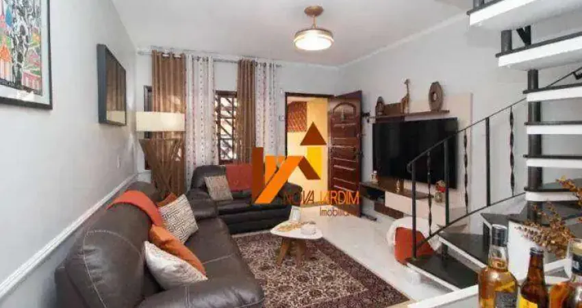 Sobrado com 2 dormitórios, 113 m² - venda por r$ 700.000,00 ou aluguel por r$ 4.545,00/mês - vila bastos - santo andré/sp