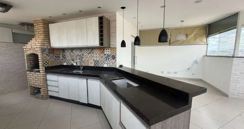 Cobertura com 3 dormitórios, 159 m² - venda por r$ 660.000,00 ou aluguel por r$ 4.430,00/mês - vila alzira - santo andré/sp