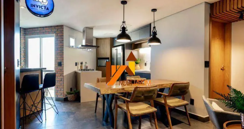 Cobertura com 3 dormitórios para alugar, 200 m² por r$ 16.660,00/mês - jardim - santo andré/sp