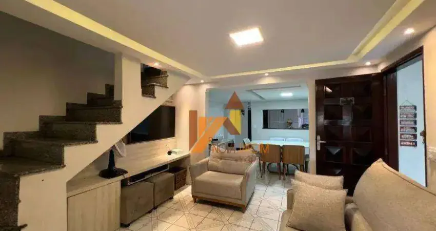 Sobrado com 3 dormitórios para alugar por r$ 3.520,00/mês - vila camilópolis - santo andré/sp