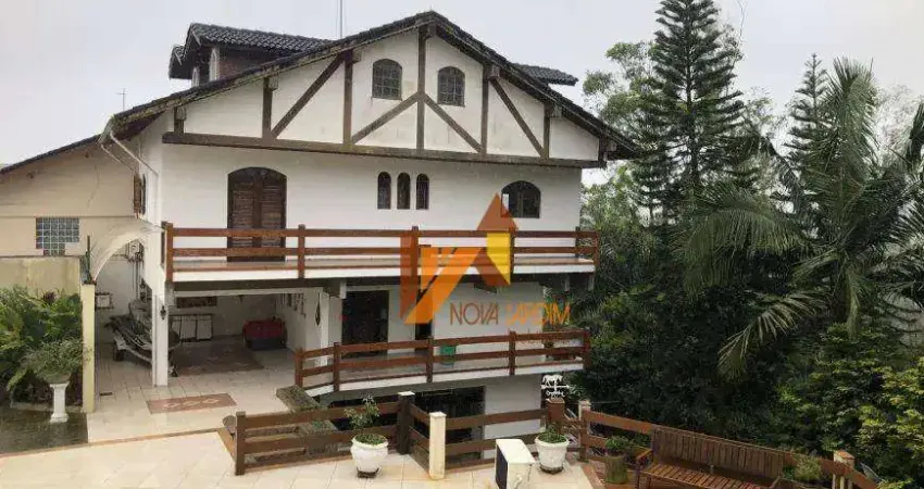 Casa com 6 dormitórios à venda por r$ 6.000.000,00 - jardim pastoril - ribeirão pires/sp