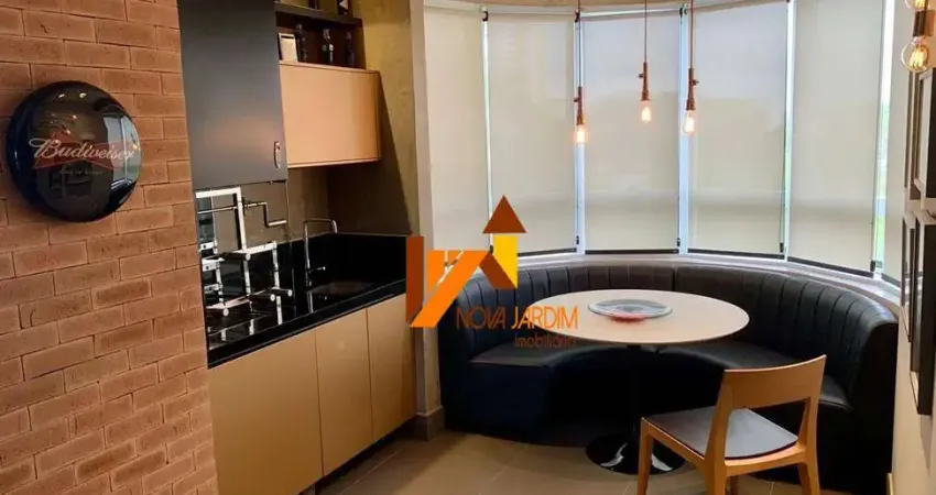 Apartamento com 4 dormitórios à venda, 227 m² por r$ 2.850.000,00 - jardim - santo andré/sp