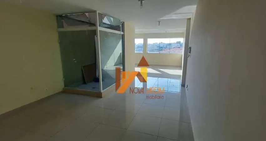 Sala para alugar, 50 m² por r$ 2.100,00/mês - jardim stella - santo andré/sp