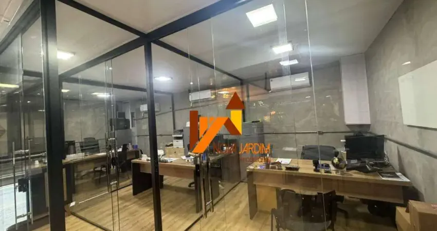 Galpão para alugar, 637 m² por r$ 24.400,00/mês - jardim - santo andré/sp