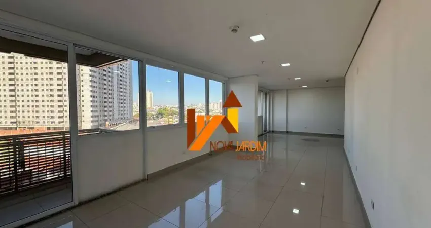 Sala para alugar, 70 m² por r$ 3.896,00/mês - vila homero thon - santo andré/sp