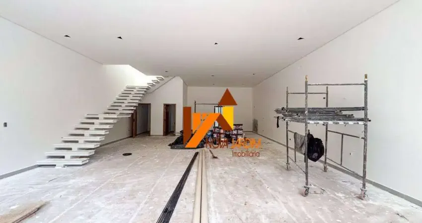 Salão para alugar, 300 m² por r$ 18.200,00/mês - vila bastos - santo andré/sp