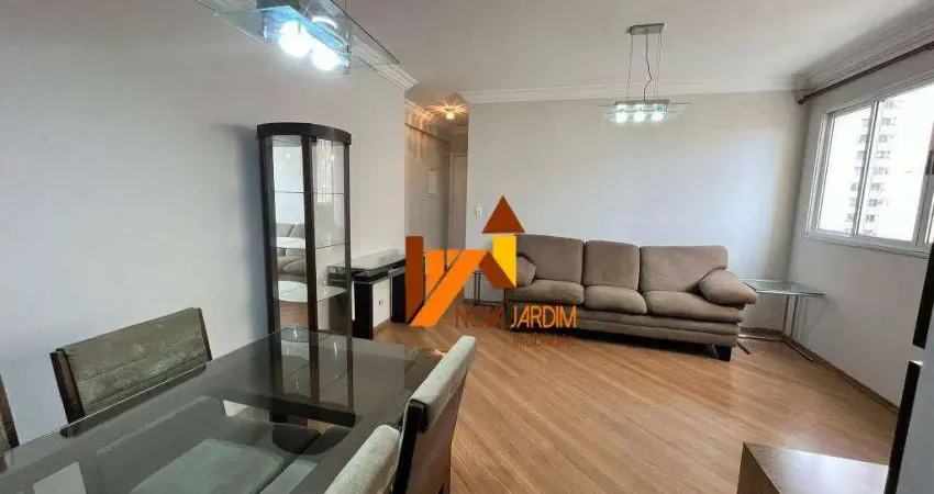 Apartamento com 2 dormitórios para alugar, 64 m² por r$ 3.787,00/mês - jardim - santo andré/sp